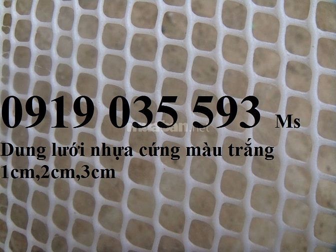 Lưới nhựa cứng trải sàn gà vịt ngan lưới nhựa lót chuồng trại lưới pe