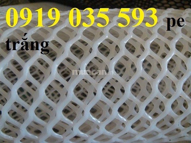 Lưới nhựa cứng trải sàn gà vịt ngan lưới nhựa lót chuồng trại lưới pe