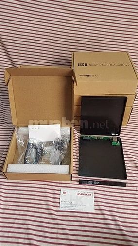 Box ổ đĩa DVD gắn ngoài qua cổng USB 38461575 Box ổ đĩa DVD gắn ngoài qua cổng USB