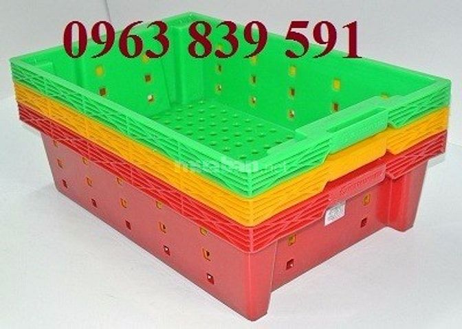 Rổ nhựa đan có 5 bánh xe dùng trong ngành dệt may 41011028 Rổ nhựa đan có 5 bánh xe dùng trong ngành dệt may