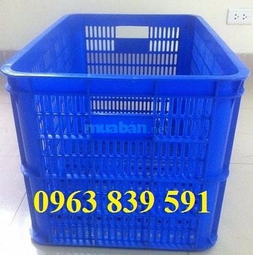 Rổ nhựa đan có 5 bánh xe dùng trong ngành dệt may 41011028 Rổ nhựa đan có 5 bánh xe dùng trong ngành dệt may