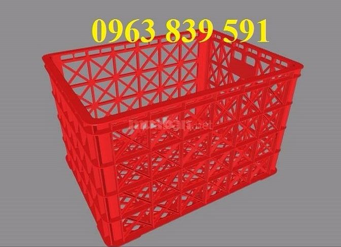 Rổ nhựa đan có 5 bánh xe dùng trong ngành dệt may 41011028 Rổ nhựa đan có 5 bánh xe dùng trong ngành dệt may