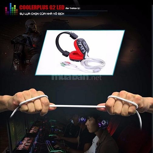 Headphone Coolerplus G2 Có Đèn Led – F.C (Mua 50 Cái Tặng 1 Cái) 41336569 Headphone Coolerplus G2 Có Đèn Led – F.C (Mua 50 Cái Tặng 1 Cái)