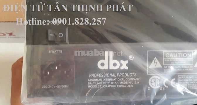 Lọc âm thanh DBX Equalizer 231, hàng mới 100% 41508555 Lọc âm thanh DBX Equalizer 231, hàng mới 100%