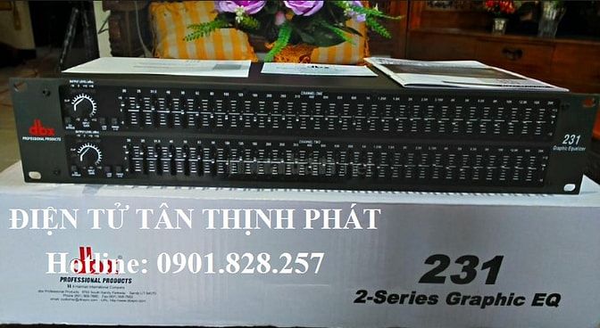 Lọc âm thanh DBX Equalizer 231, hàng mới 100% 41508555 Lọc âm thanh DBX Equalizer 231, hàng mới 100%