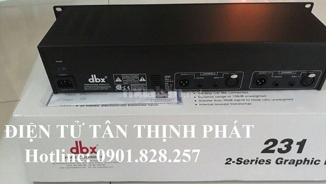 Lọc âm thanh DBX Equalizer 231, hàng mới 100% 41508555 Lọc âm thanh DBX Equalizer 231, hàng mới 100%