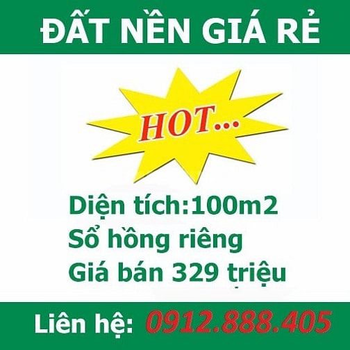 Bán lô đất đối diện khu công nghiệp. giá 329tr/100m2 42394320 Bán lô đất đối diện khu công nghiệp. giá 329tr/100m2