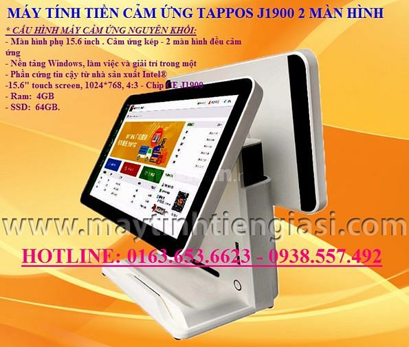 Máy tính tiền cảm ứng 2 màn hình giá rẻ tại TpHCM 42409794 Máy tính tiền cảm ứng 2 màn hình giá rẻ tại TpHCM