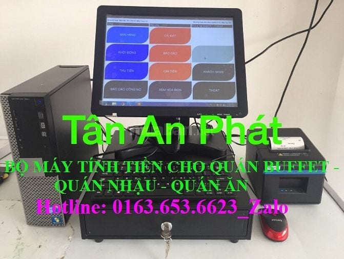 Bộ máy tính tiền cho quán ăn, quán nhậu tại Tiền Giang 42457138 Bộ máy tính tiền cho quán ăn, quán nhậu tại Tiền Giang