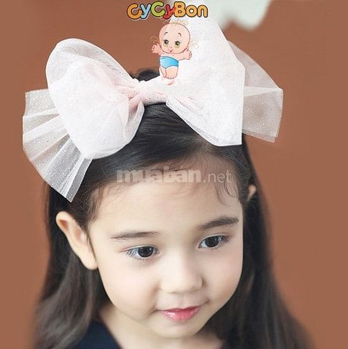 Cài Tóc Cho Bé Nơ Ren Phủ Kim Tuyến Màu Hồng Phấn 42909472 Cài Tóc Cho Bé Nơ Ren Phủ Kim Tuyến Màu Hồng Phấn