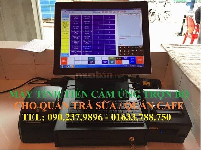 Máy tính tiền trọn bộ cho quán cafe giá rẻ tại Long An 43152186 Máy tính tiền trọn bộ cho quán cafe giá rẻ tại Long An