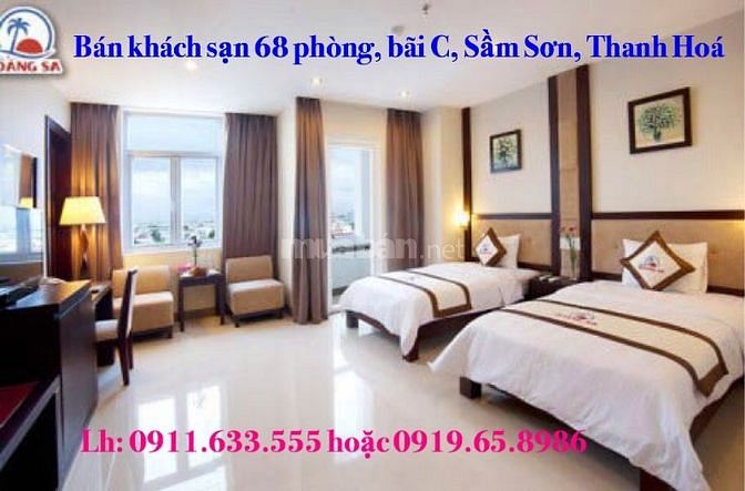 Bán khách sạn 3 sao 68 phòng Sầm Sơn Thanh Hóa 43859599 Bán khách sạn 3 sao 68 phòng Sầm Sơn Thanh Hóa