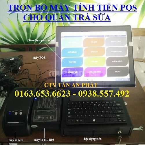 Bán thiết bị tính tiền cho quán Trà Sữa giá rẻ ở TpHCM 44617446 Bán thiết bị tính tiền cho quán Trà Sữa giá rẻ ở TpHCM