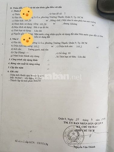 Nhà Mặt tiền Lò Lu, diện tích 106m vị trí đẹp tiện kinh doanh buôn bán 44610029 Nhà Mặt tiền Lò Lu, diện tích 106m vị trí đẹp tiện kinh doanh buôn bán