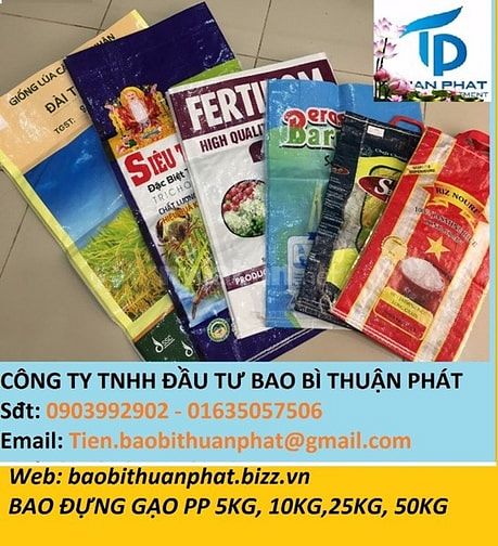 Bao bì đựng gạo giá rẻ 25kg,50kg 44779724 Bao bì đựng gạo giá rẻ 25kg,50kg