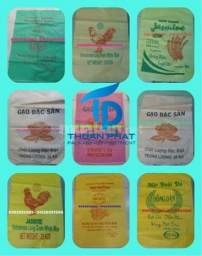 Bao bì đựng gạo giá rẻ 25kg,50kg 44779724 Bao bì đựng gạo giá rẻ 25kg,50kg