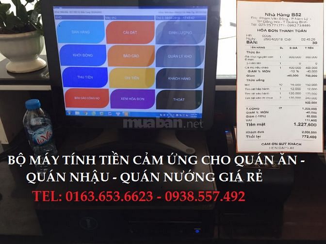 Nhận lắp máy tính tiền cho quán ăn tại Vũng Tàu 45087701 Nhận lắp máy tính tiền cho quán ăn tại Vũng Tàu