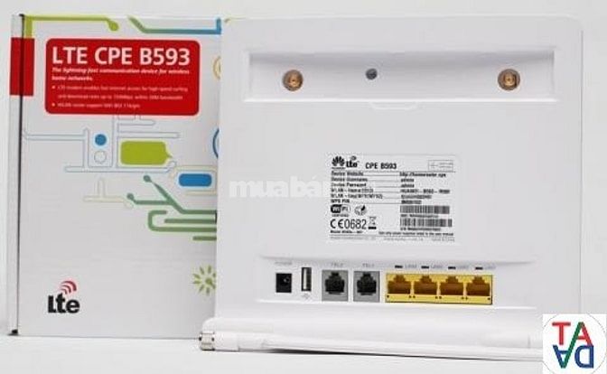 Bộ phát wifi 4G Huawei B593 chịu tải 32 máy đồng thời 45167217 Bộ phát wifi 4G Huawei B593 chịu tải 32 máy đồng thời