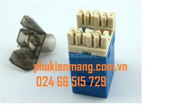 Modul jack Cat6,Nhân wallplate RJ45 Cat6 commscope chính hãng 45610355 Modul jack Cat6,Nhân wallplate RJ45 Cat6 commscope chính hãng
