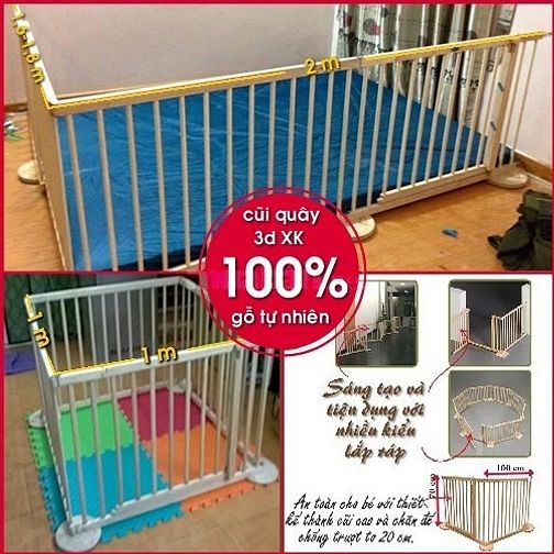 Cũi 3d 4 cánh xuất khẩu bằng gỗ 100% 45690398 Cũi 3d 4 cánh xuất khẩu bằng gỗ 100%