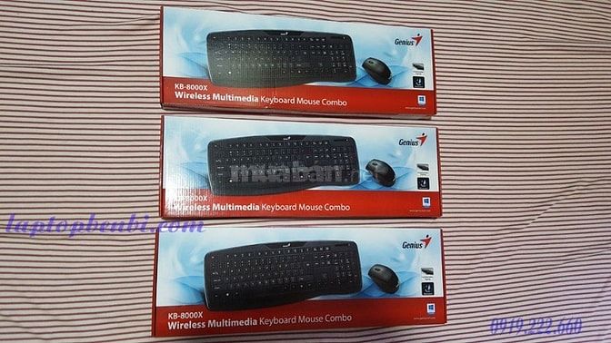 Combo chuột và bàn phím ko dây Genius KB-8000X | Bộ combo mouse & Key 45870458 Combo chuột và bàn phím ko dây Genius KB-8000X | Bộ combo mouse & Key
