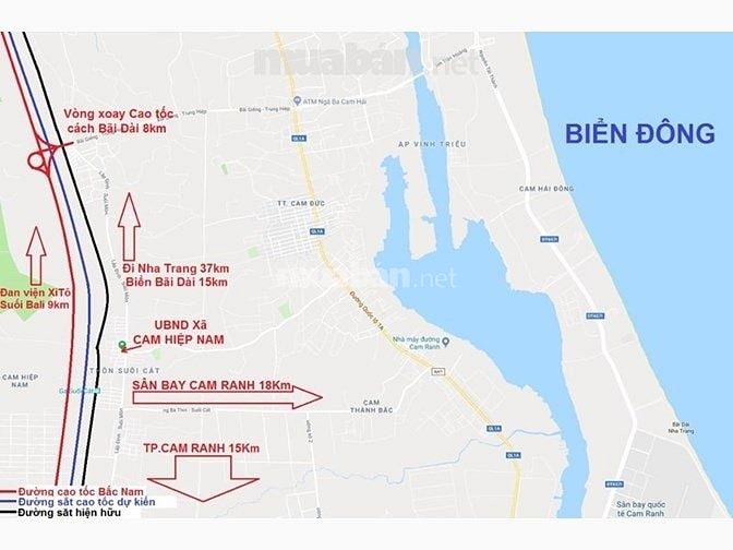 CHÍNH CHỦ BÁN lô đất thổ cư ra mặt tiền, 15x30m, 900tr, Cam Lâm 45251893 CHÍNH CHỦ BÁN lô đất thổ cư ra mặt tiền, 15x30m, 900tr, Cam Lâm