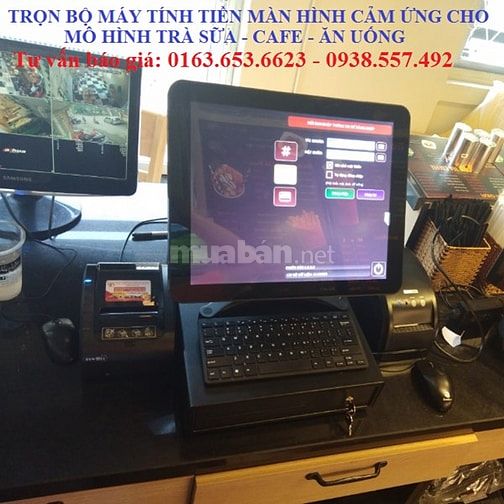 Bán máy tính tiền trọn bộ cho trà sữa giá rẻ tại Hội An, Huế 46039232 Bán máy tính tiền trọn bộ cho trà sữa giá rẻ tại Hội An, Huế