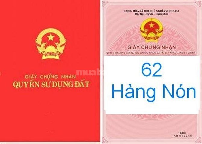 Bán nhà mặt phố 62 Hàng Nón, Q.Hoàn Kiếm, sổ đỏ 44m2x3,5T+tum, 24,5 tỷ 40863050 Bán nhà mặt phố 62 Hàng Nón, Q.Hoàn Kiếm, sổ đỏ 44m2x3,5T+tum, 24,5 tỷ