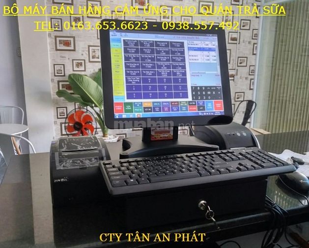 Trọn bộ máy tính tiền cho quán trà sữa giá rẻ tại Đồng Nai 46445423 Trọn bộ máy tính tiền cho quán trà sữa giá rẻ tại Đồng Nai