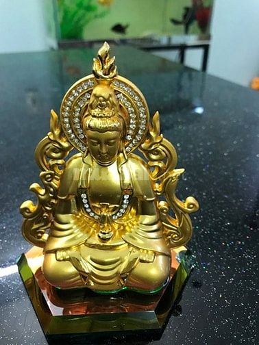Tượng nước hoa để xe hơi hình phật quan âm 46721898 Tượng nước hoa để xe hơi hình phật quan âm