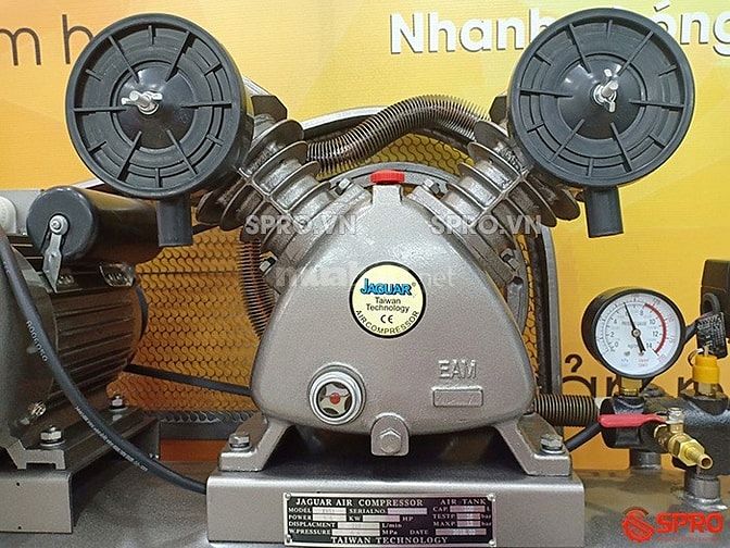 Máy nén khí piston 2HP 1 cấp Jaguar EV51H100-Dung tích 100L 38927342 Máy nén khí piston 2HP 1 cấp Jaguar EV51H100-Dung tích 100L
