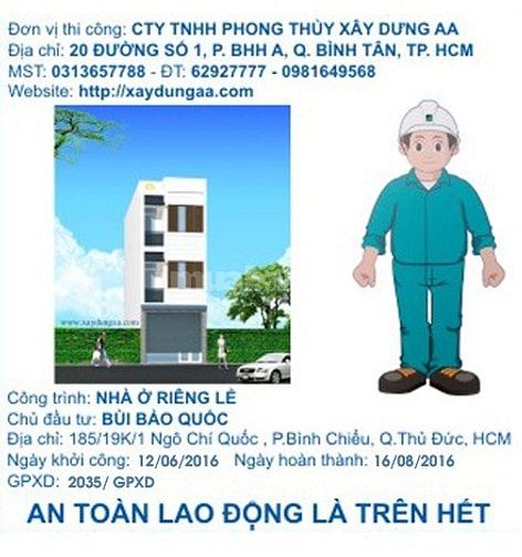 Công ty Phong Thủy Xây Dựng AA 48057020 Công ty Phong Thủy Xây Dựng AA