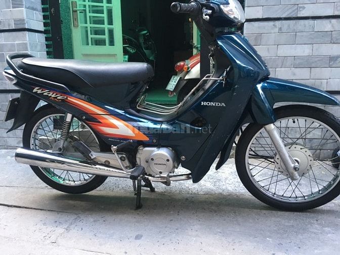 Bán xe hon da wave alpha 100 thái lan đời 2003 màu xanh nhớt 48455590 Bán xe hon da wave alpha 100 thái lan đời 2003 màu xanh nhớt