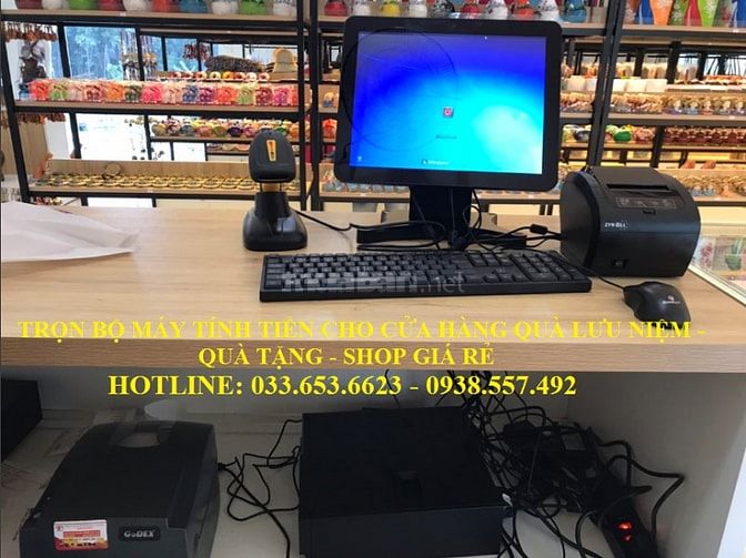 Trọn bộ máy tính tiền cho cửa hàng quà lưu niệm giá rẻ tại Hội An 49236415 Trọn bộ máy tính tiền cho cửa hàng quà lưu niệm giá rẻ tại Hội An