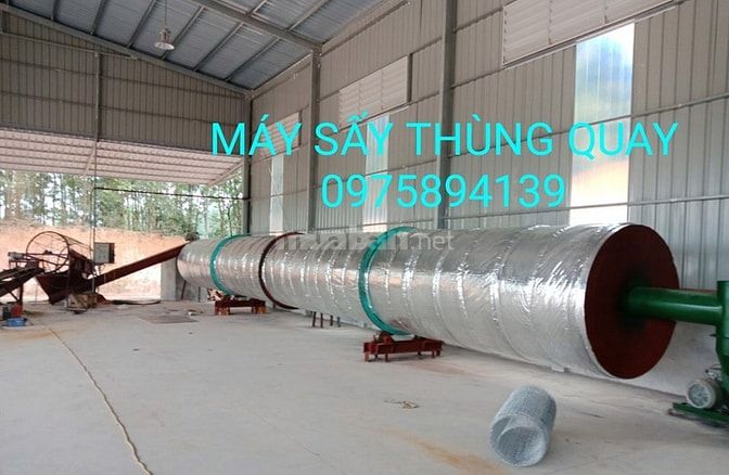 Máy sấy thùng quay đường kính 1.6m dài 15m 55968244 Máy sấy thùng quay đường kính 1.6m dài 15m