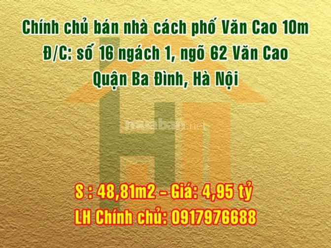 Chính chủ bán nhà ngõ 62 phố Văn Cao, Quận Ba Đình, Hà Nội 56018847 Chính chủ bán nhà ngõ 62 phố Văn Cao, Quận Ba Đình, Hà Nội