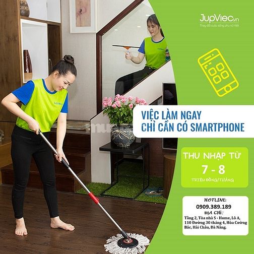 JupViec.vn - Tuyển Dụng 50 Nhân Viên Dọn Dẹp Theo Giờ 56005150 JupViec.vn - Tuyển Dụng 50 Nhân Viên Dọn Dẹp Theo Giờ