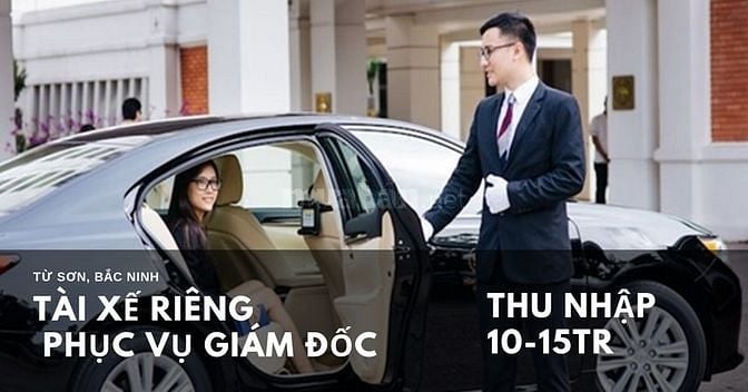 Tuyển 1 lái xe cho tổng giám đốc ở Bắc Ninh, 10-15tr 56097283 Tuyển 1 lái xe cho tổng giám đốc ở Bắc Ninh, 10-15tr