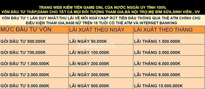 ĐẦU TƯ TÀI CHÍNH THÔNG MINH LÃI RÚT VỀ THEO NGÀY 56157871 ĐẦU TƯ TÀI CHÍNH THÔNG MINH LÃI RÚT VỀ THEO NGÀY