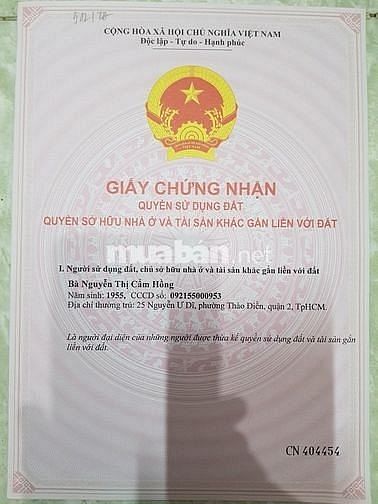Bán nhà và đất tại 25 Nguyễn Ư Dĩ, P.Thảo Điền ,Quận 2 56145337 Bán nhà và đất tại 25 Nguyễn Ư Dĩ, P.Thảo Điền ,Quận 2