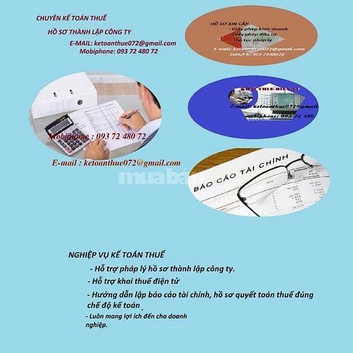 Hỗ trợ thủ tục thành lập công ty - Dịch vụ kế toán 56353332 Hỗ trợ thủ tục thành lập công ty - Dịch vụ kế toán