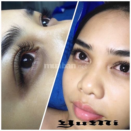 YuMi chuyên nối mi - uốn mi collagen, phủ đen tại nhà theo yêu cầu