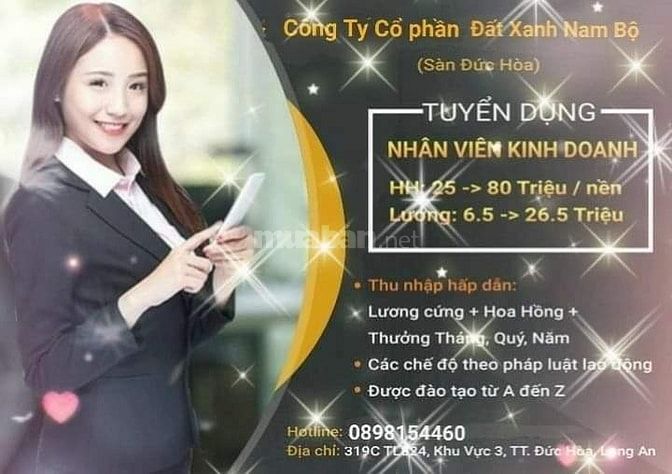 Tuyển 10 Nhân viên Kinh doanh vfa Telesale làm việc tại Đức Hòa 56501621 Tuyển 10 Nhân viên Kinh doanh vfa Telesale làm việc tại Đức Hòa