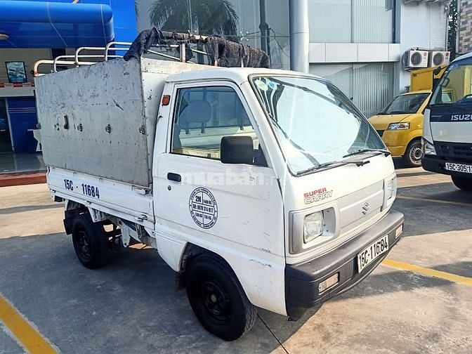 Bán xe tải 5 tạ thùng bạt Suzuki màu trắng Hải Phòng 56501739 Bán xe tải 5 tạ thùng bạt Suzuki màu trắng Hải Phòng