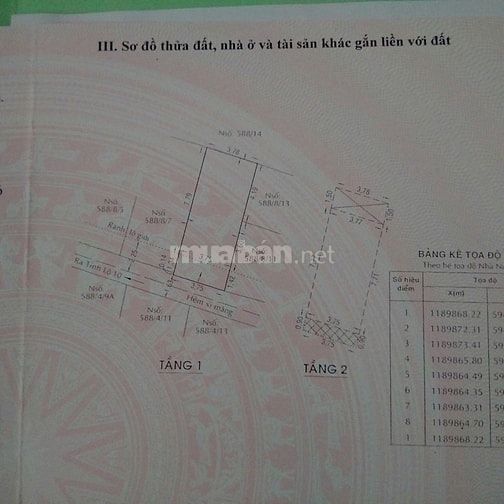 Bán nhà 588/8/9 TL10. 3,8x9,5m 56631435 Bán nhà 588/8/9 TL10. 3,8x9,5m
