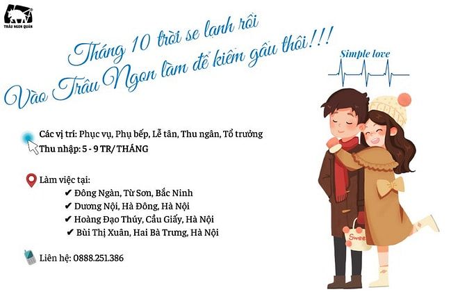 Tuyển 2 giám sát nhà hàng kv Bắc Ninh, kinh nghiệm trên 2 năm 56623691 Tuyển 2 giám sát nhà hàng kv Bắc Ninh, kinh nghiệm trên 2 năm