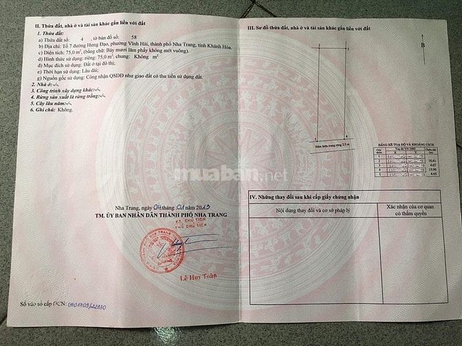 Bán đất xây căn hộ đường Hưng Đạo, Vĩnh Hải Nha Trang. 56656258 Bán đất xây căn hộ đường Hưng Đạo, Vĩnh Hải Nha Trang.