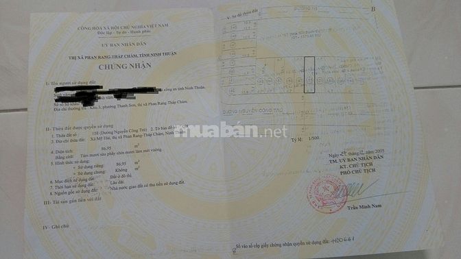 Bán lô đất Nguyễn Công Trứ , cách bãi biển 1km, Tp Phan Rang 56734448 Bán lô đất Nguyễn Công Trứ , cách bãi biển 1km, Tp Phan Rang