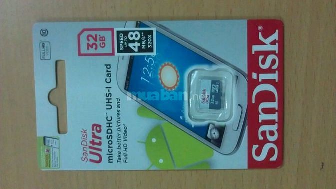 Thẻ nhớ Sandisk dùng cho điện thoai ,camera 56839570 Thẻ nhớ Sandisk dùng cho điện thoai ,camera