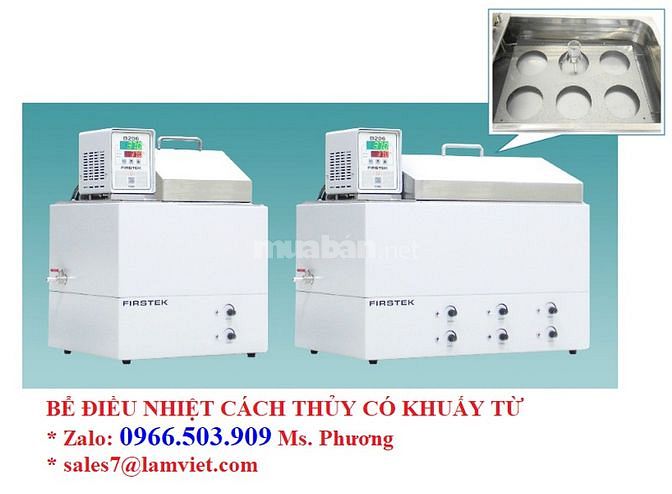 Bể điều nhiệt cách thủy có khuấy từ hãng Firstek Đài Loan 56888549 Bể điều nhiệt cách thủy có khuấy từ hãng Firstek Đài Loan
